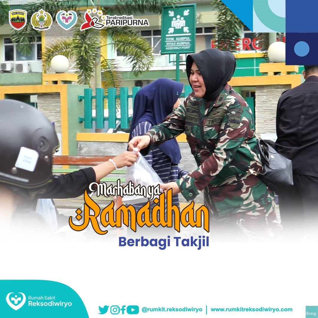 Rumah Sakit Tk. III dr. Reksodiwiryo Berbagi Takjil Ramadhan untuk Masyarakat
