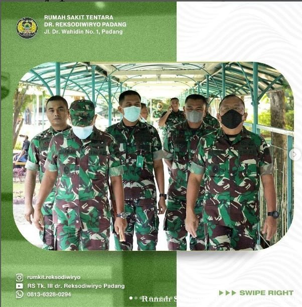 Kunjungan Waka Puskes TNI AD Brigjen TNI dr. Sukirman, Sp.KK., M.Kes di RS dr. Reksodiwiryo